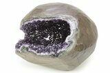 Dark Purple Amethyst Geode - Uruguay #275662-2